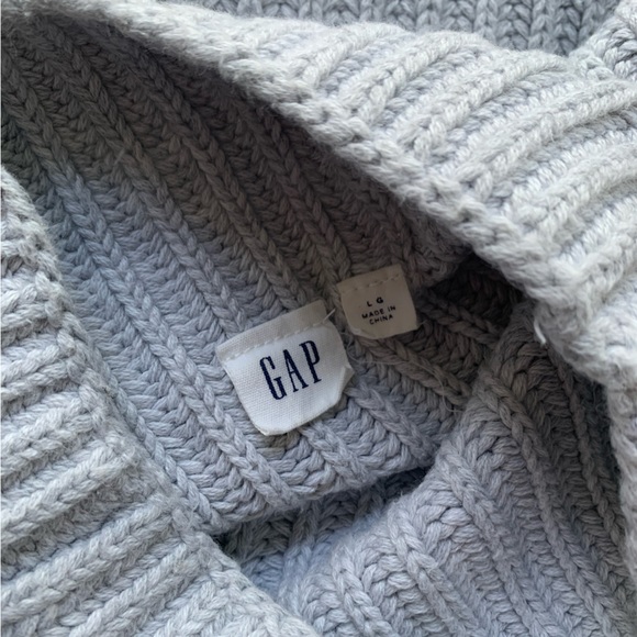 Gap Mock-Neck Sweater Women’s L (100% Cotton) - Picture 3 of 4